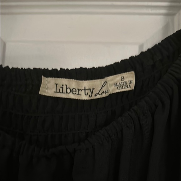 Liberty Love Black Tiered Dress Size S - Picture 2 of 8
